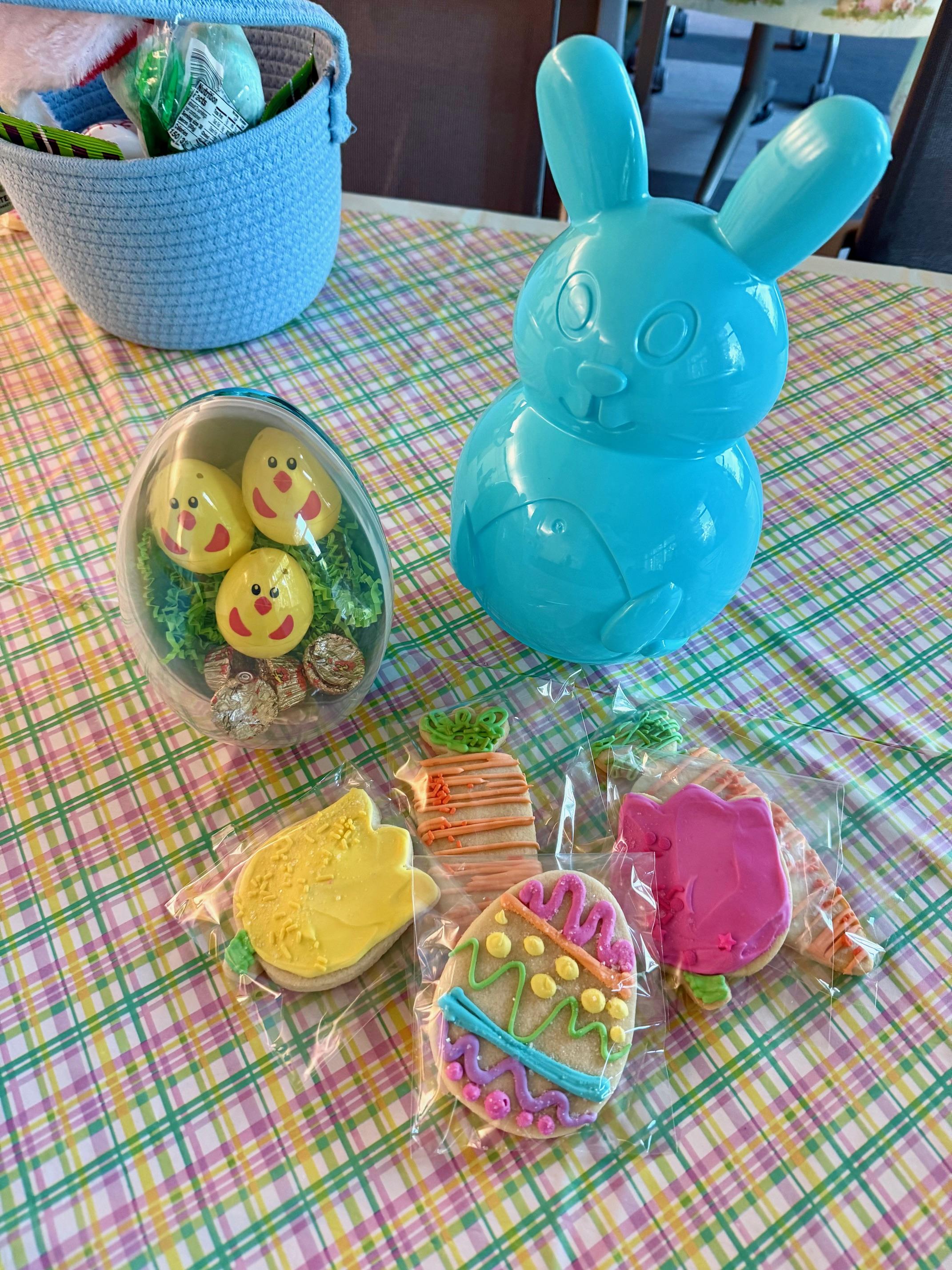 Easter table setup